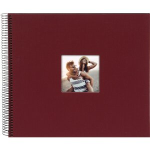 Goldbuch Album spiralny Bella Vista bordeaux 35x30 cm 40 czarnych stron