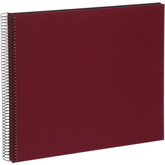 Goldbuch Album spiralny Bella Vista bordeaux 35x30 cm 40 czarnych stron