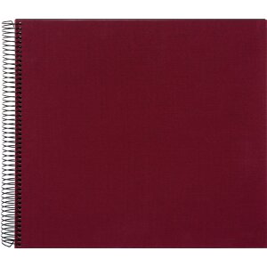 Goldbuch Album spiralny Bella Vista bordeaux 35x30 cm 40 czarnych stron