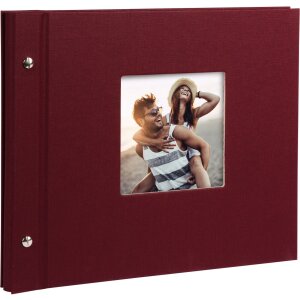 Goldbuch Screw Album Bella Vista bordeaux 30x25 cm 40...