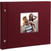 Goldbuch Screw Album Bella Vista bordeaux 30x25 cm 40 białych stron