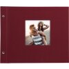 Goldbuch Screw Album Bella Vista bordeaux 30x25 cm 40 białych stron