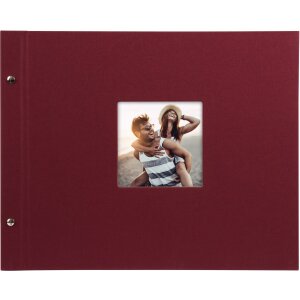 Goldbuch Screw Album Bella Vista bordeaux 39x31 cm 40 białych stron