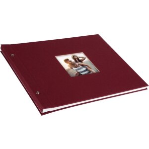 Goldbuch Screw Album Bella Vista bordeaux 39x31 cm 40 białych stron