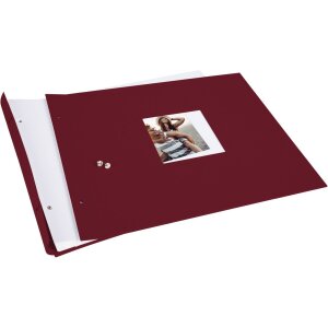 Goldbuch Screw Album Bella Vista bordeaux 39x31 cm 40 białych stron