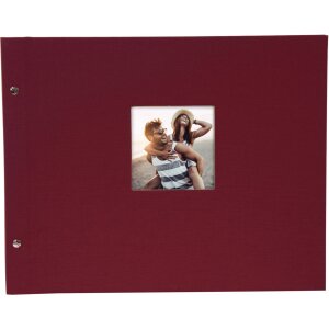 Goldbuch Screw Album Bella Vista bordeaux 39x31 cm 40 czarnych stron