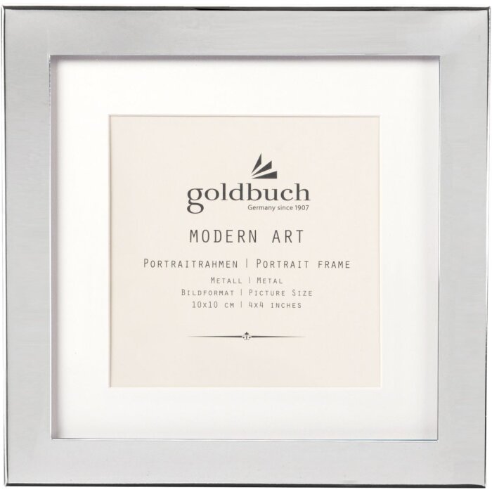 Modern Art Portrait Frame Metal 10x10 cm