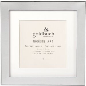 Modern Art Portrait Frame Metal 10x10 cm