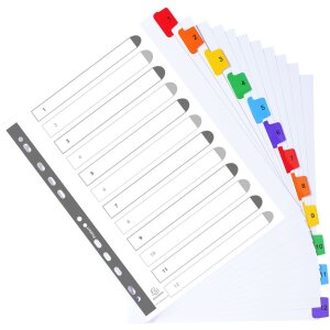 Exacompta Index DIN A4 z 12 zakładkami