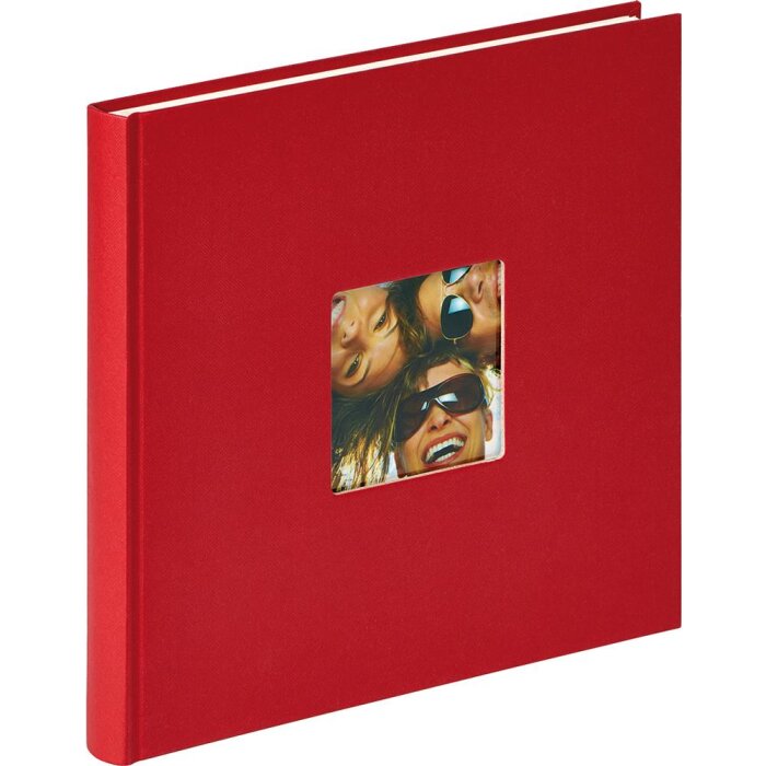 Walther Design Photo Album Fun red 26x25 cm 40 białych stron