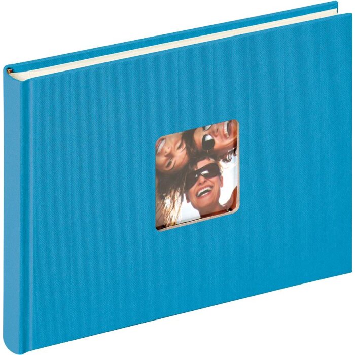 Walther Klein Photo Album Fun ocean blue 22x16 cm 40 białych stron