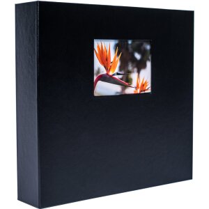 HNFD Maxi Photo Album Lona czarny 34,5x33 cm 100 czarnych...