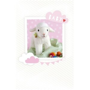 Artebene Card Birth Sheep rosé