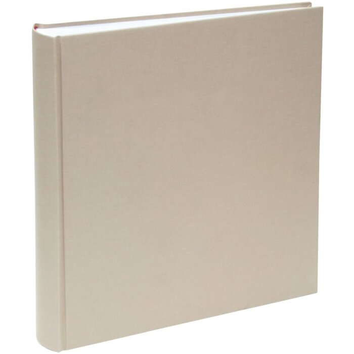 Deknudt Maxi Photo Album Linen beige 30x33 cm 100 bialych stron