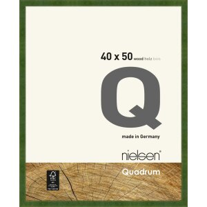 Nielsen Drewniana ramka zatrzaskowa Quadrum 40x50 cm zielona