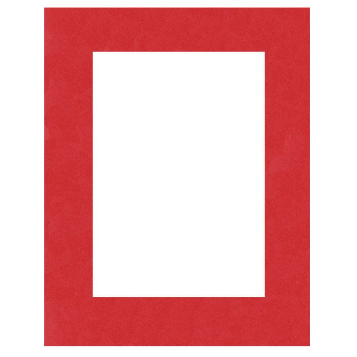 Passepartout 9x13 cm - 5x7 cm Rosso Ciliegia