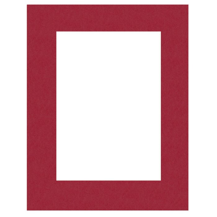 Passepartout 10x15 cm - 7x10 cm Rosso Cardinale