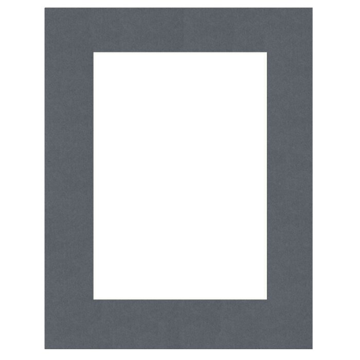 Passepartout 15x20 cm - 10x15 cm Grigio Scuro