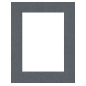 Passepartout 15x20 cm - 10x15 cm Grigio Scuro