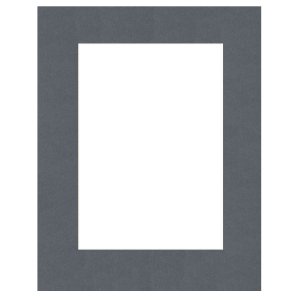 Passepartout 15x21 cm - 10x15 cm Grigio Scuro