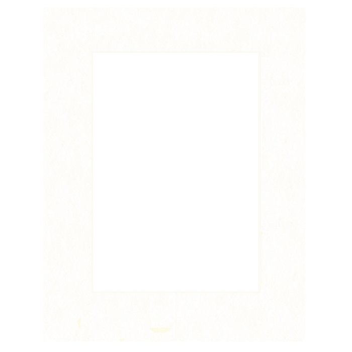 HNFD Passepartout 50x50 cm - 40x40 cm Bianco Naturale (Wool White)