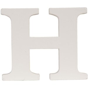 Litera H - 9x8 cm MDF