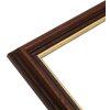 Drewniana rama Deknudt S406 Walnut Gold Edge