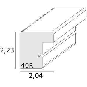 Drewniana rama S40R Deknudt