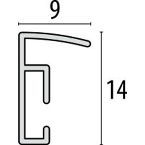 Ramka plastikowa New Easy 10x15 cm złota