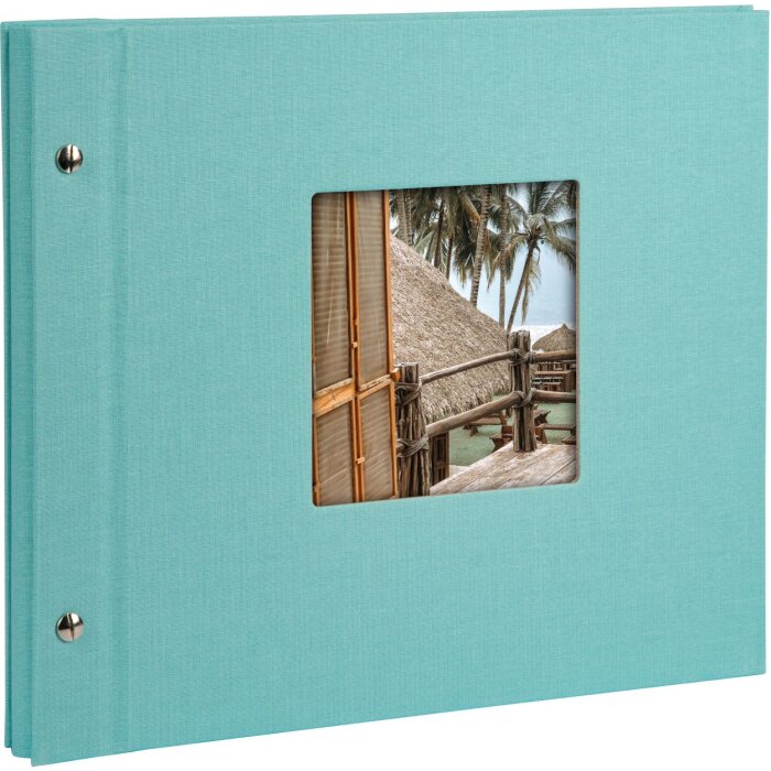 Album śrubowy Bella Vista Trend 30x25 cm sw strony aqua