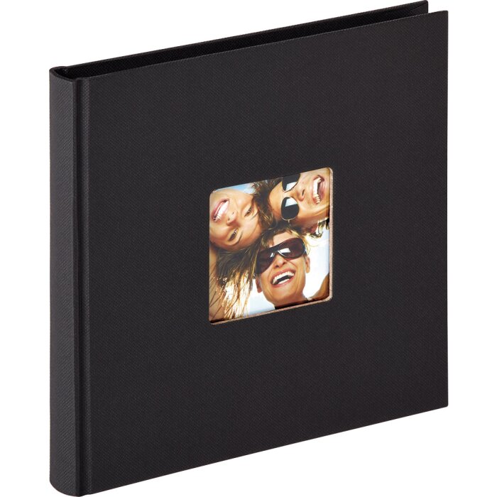 Walther Design Album fotograficzny Fun czarny 18x18 cm 30 stron czarny