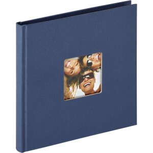 Walther Design Photo Album Fun blue 18x18 cm 30 czarnych...