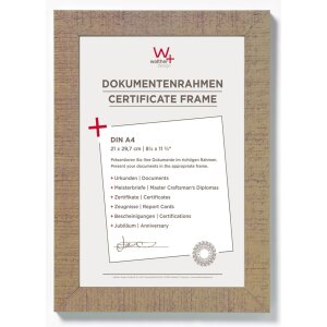 Walther A4 Document Frame Home beżowy brąz