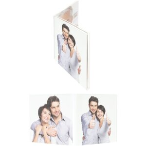 Deknudt Double Frame Acrylic 2 Photos 13x18 cm Portrait Format