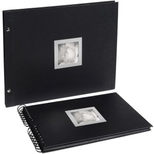 Exacompta Screw Photo Album Ceremony 37x29 cm 40 czarnych stron