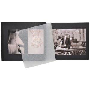 Exacompta Screw Photo Album Ceremony 37x29 cm 40 czarnych stron