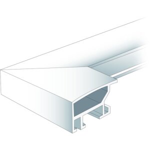 Henzo rama aluminiowa LUZERN 40x60 cm srebrna z passepartout 30x45 cm