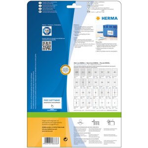 herma etykiety premium a4 biale 210x148 mm papier mat 20 szt