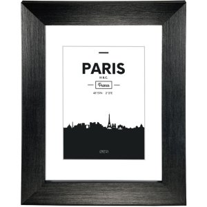 Plastikowa ramka Paris, czarna, 40 x 50 cm