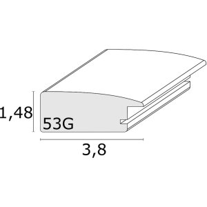 Ramka drewniana S53G Ramka klasyczna