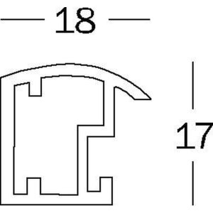 Trendstyle rama z tworzywa sztucznego 70x100 cm stal