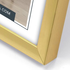 Ramka plastikowa New Easy gold 21x30 cm