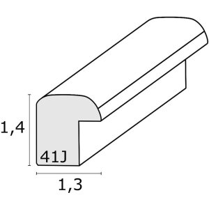 Ramka drewniana S41J Deknudt 30x45 cm czerwona