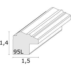 Ramka na zdjęcia ornamentowe S95L 15x15 cm złota