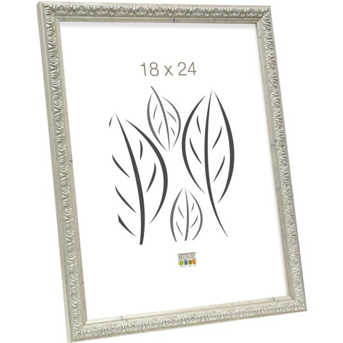 Ramka na zdjęcia ornamentowe S95L 9x13 cm srebrna