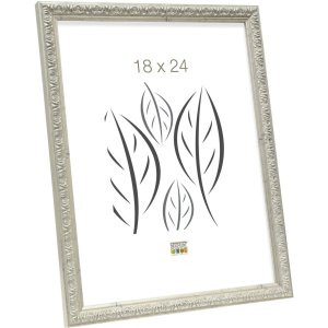 Ramka na zdjęcia ornamentowe S95L 13x13 cm srebrna