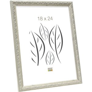 Ramka na zdjęcia ornamentowe S95L 13x18 cm srebrna