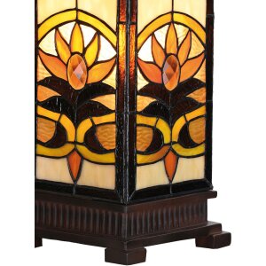 LumiLamp 5LL-5780 Lampa stołowa Tiffany 18x18x45 cm...