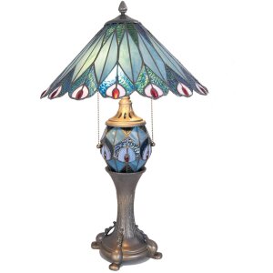 LumiLamp 5LL-5829 Lampa stołowa Tiffany Ø 40x65 cm...