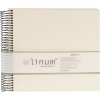 Goldbuch Spiral Album Notebook Linum beige 22x20 cm 40 stron w kolorze kremowym